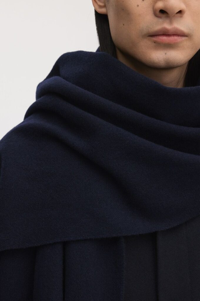 Oversize’owy szalik z wełny kaszmirowej Oversize’owy szalik z wełny kaszmirowej