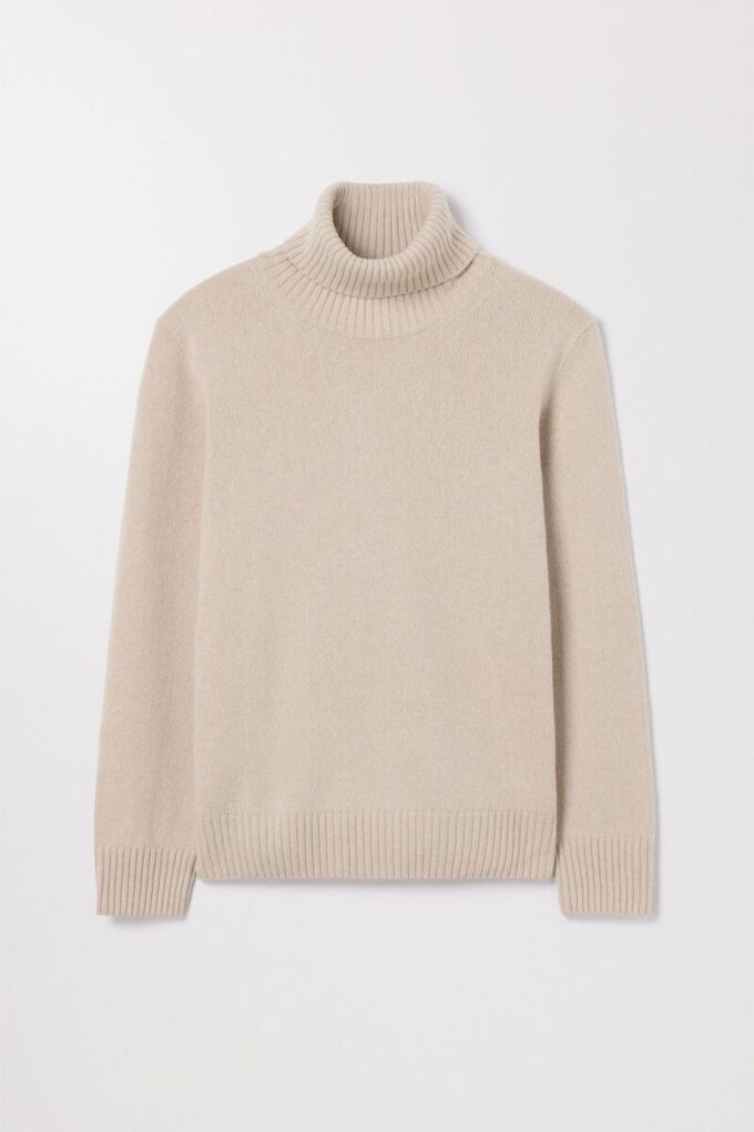 Sweter kaszmirowy z golfem
