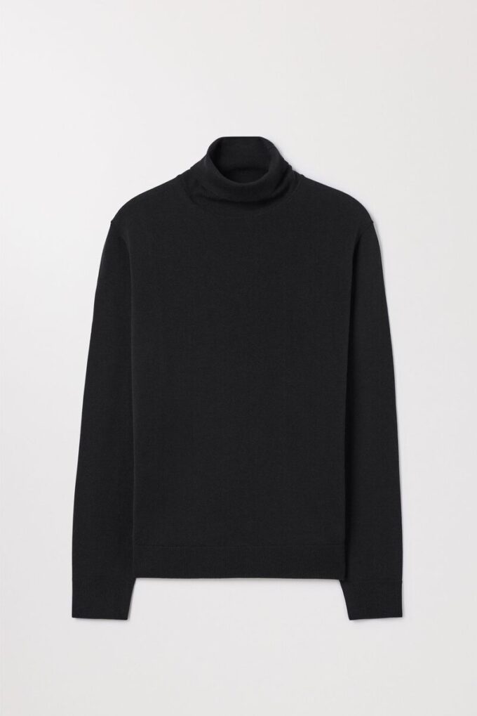 Sweter merynosowy z golfem